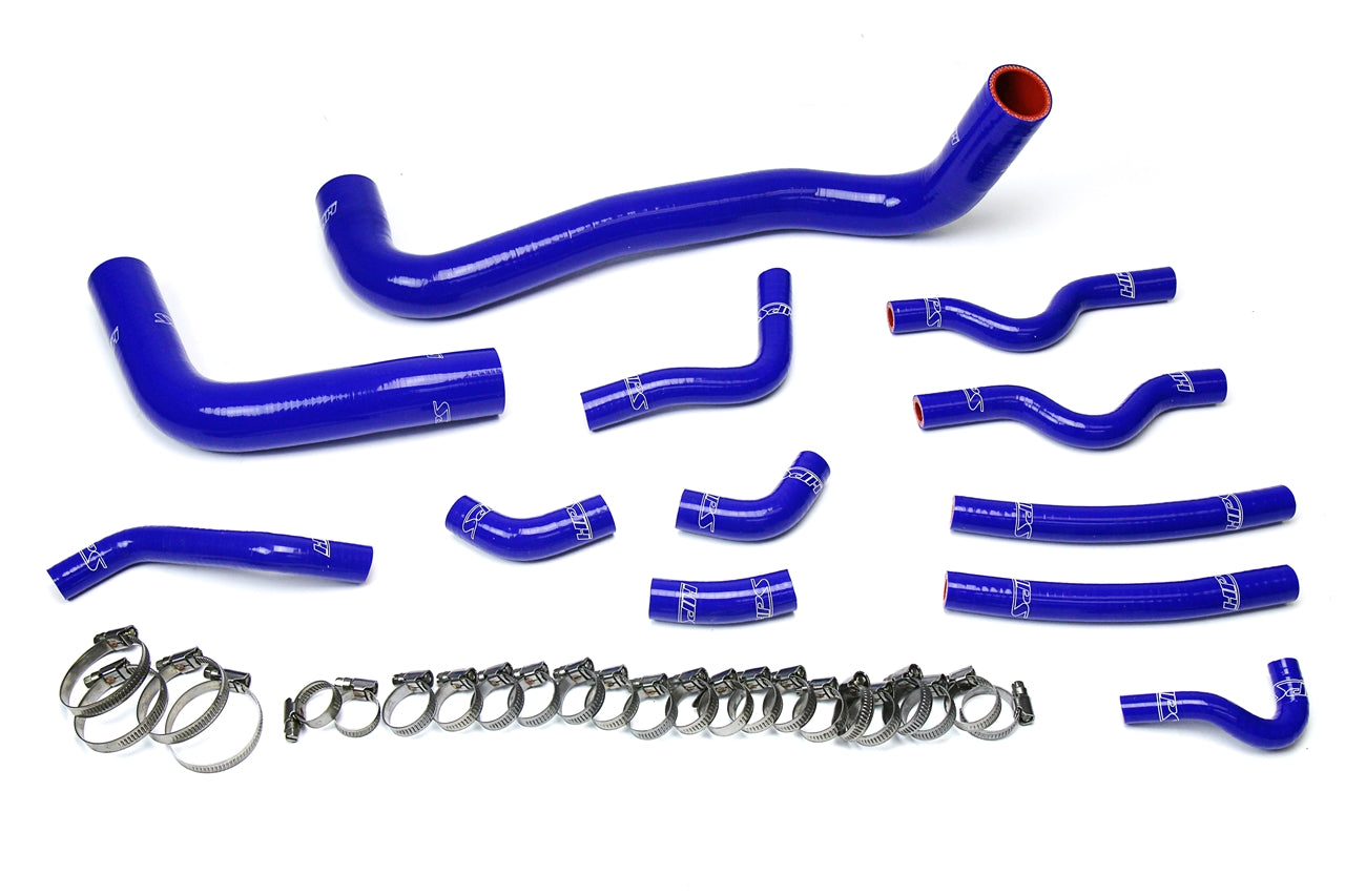 HPS Performance 3-ply Reinforced Silicone Replaces Rubber Radiator And Heater Hoses 57-1610-BLUE