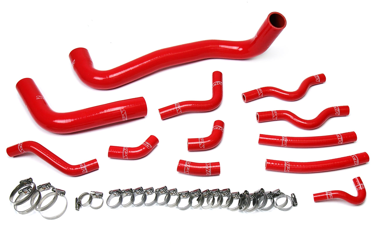 HPS Performance 3-ply Reinforced Silicone Replaces Rubber Radiator And Heater Hoses 57-1610-RED