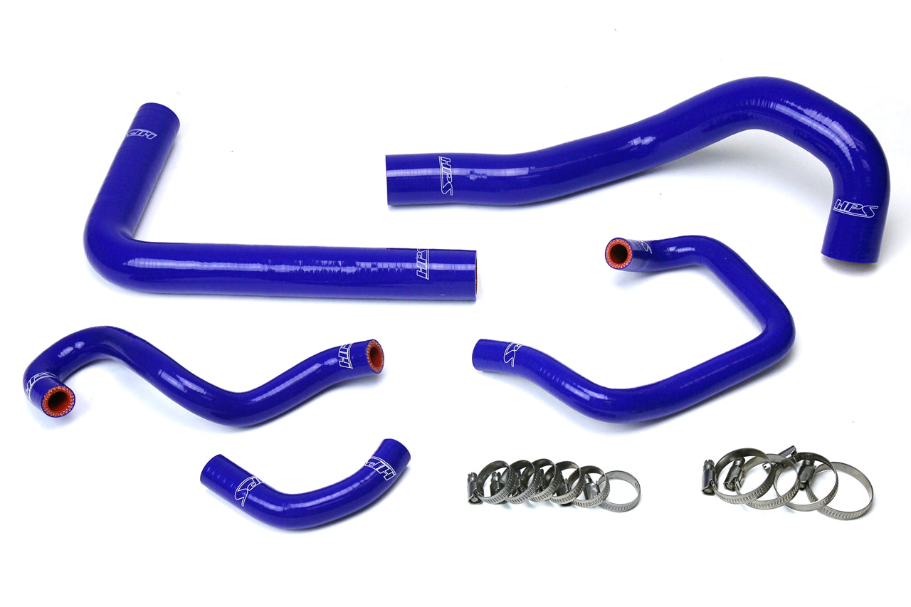 HPS Performance High Temp 3-ply Reinforced SiliconeReplace Rubber Radiator Heater Coolant Hoses 57-1613-BLUE