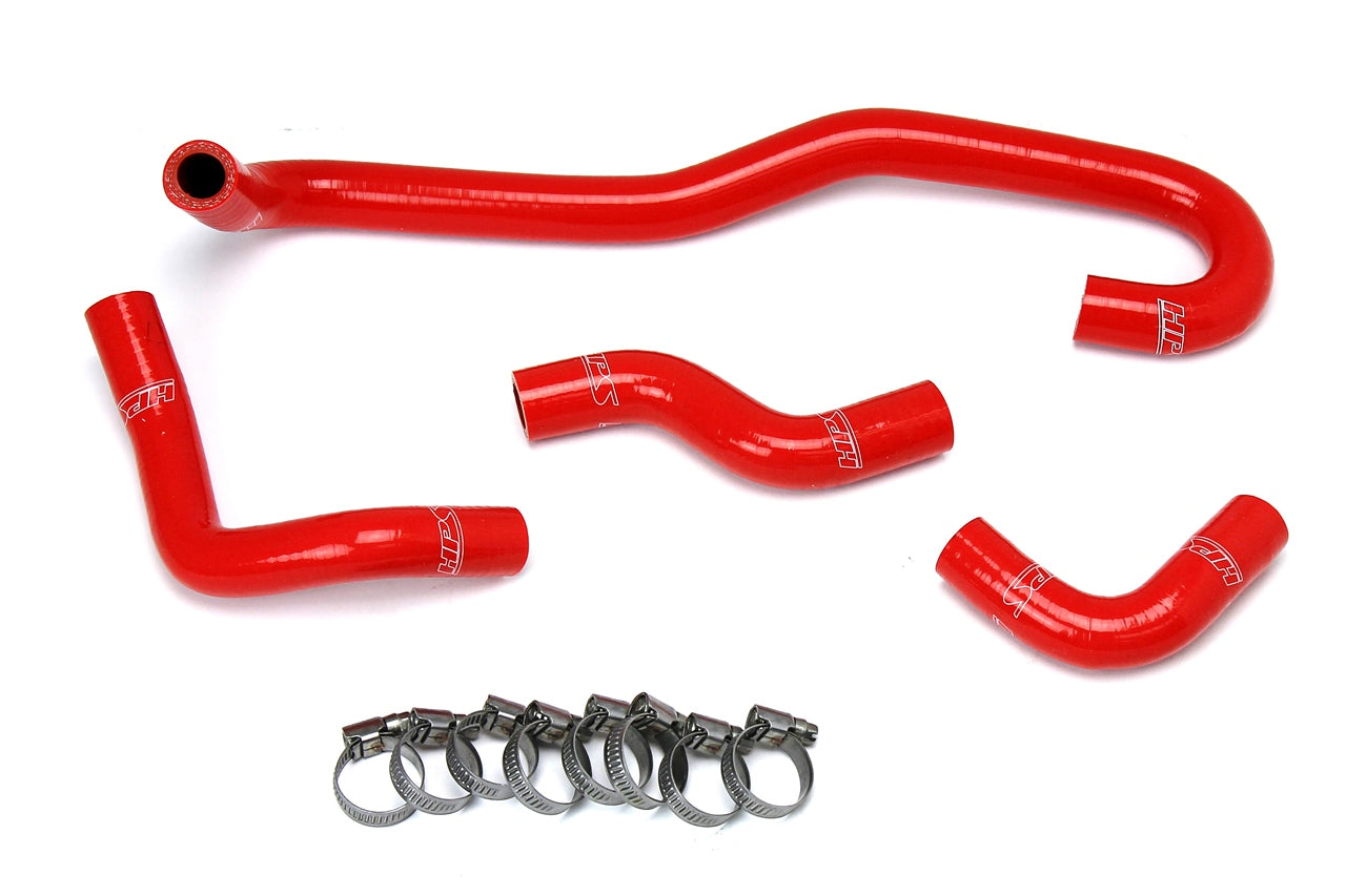 HPS Performance High Temp 3-ply Reinforced SiliconeReplace OEM Rubber Heater Coolant Hoses 57-1655-RED