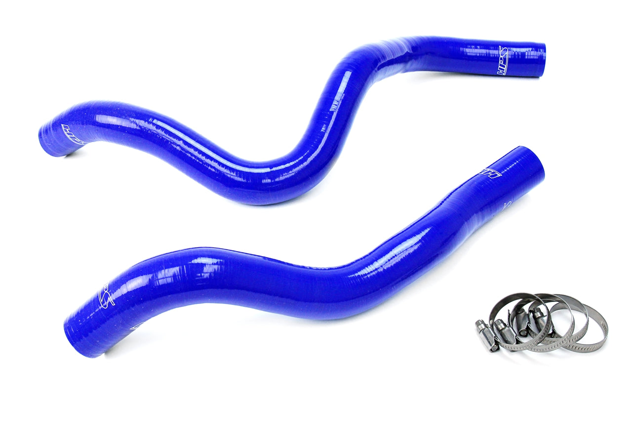 HPS Performance High Temp 3-ply Reinforced SiliconeReplace OEM Rubber Radiator Coolant Hoses 57-1677-BLUE