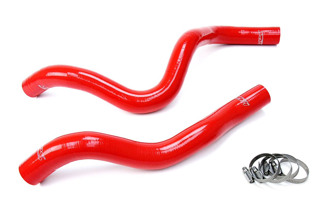 HPS Performance High Temp 3-ply Reinforced SiliconeReplace OEM Rubber Radiator Coolant Hoses 57-1677-RED
