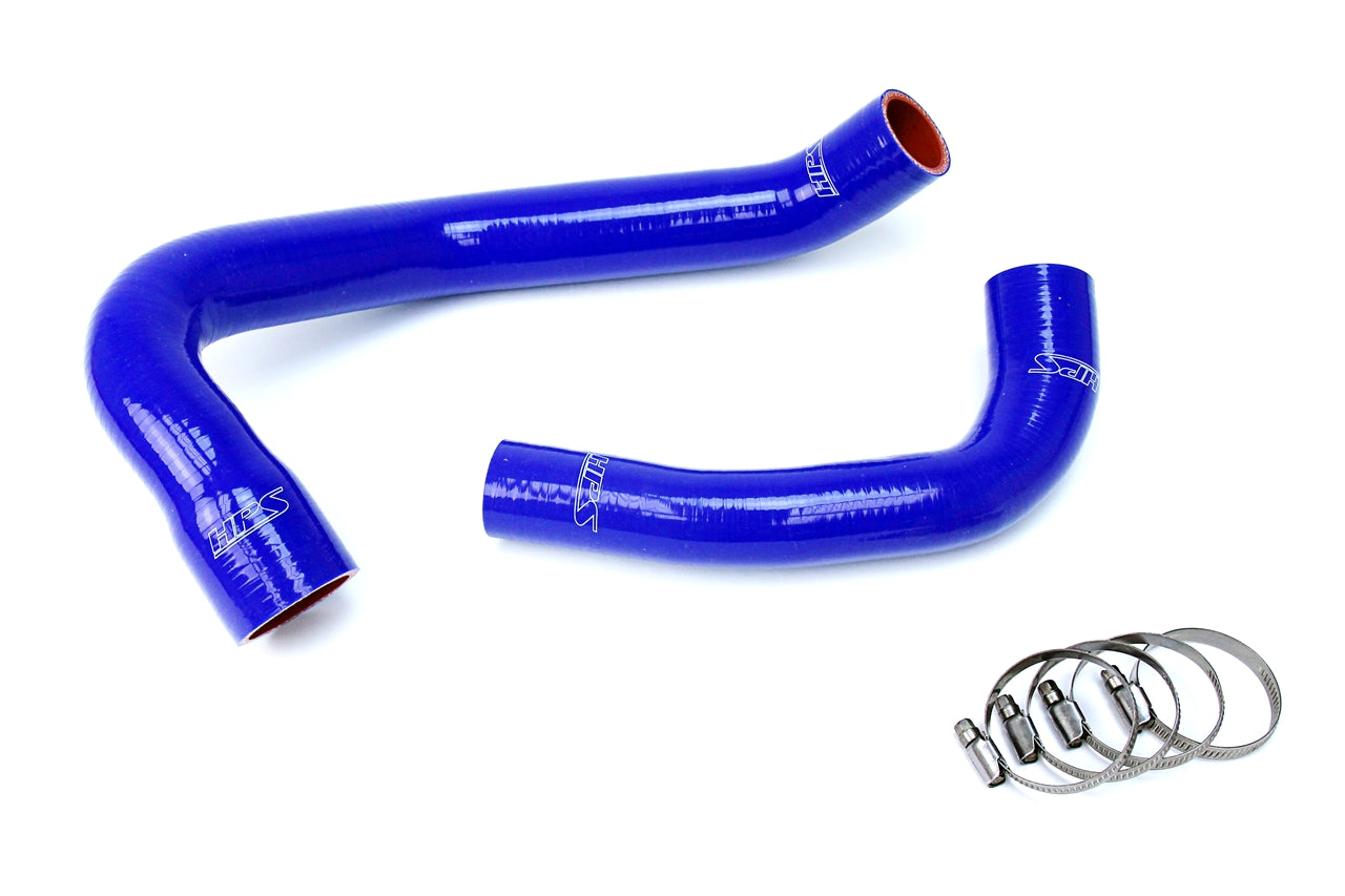HPS Performance High Temp 3-ply Reinforced SiliconeReplace OEM Rubber Radiator Coolant Hoses 57-1688-BLUE
