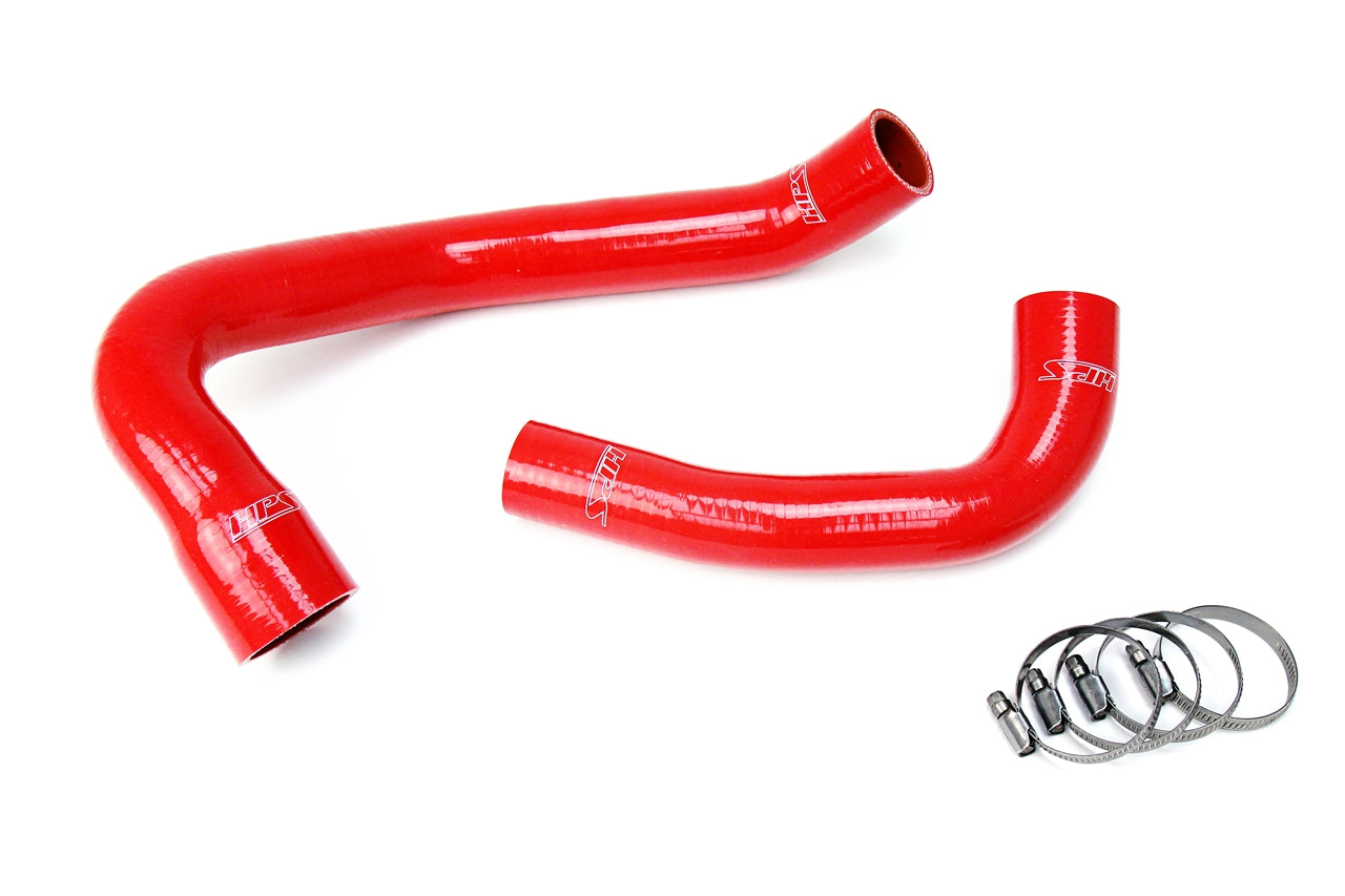 HPS Performance High Temp 3-ply Reinforced SiliconeReplace OEM Rubber Radiator Coolant Hoses 57-1688-RED
