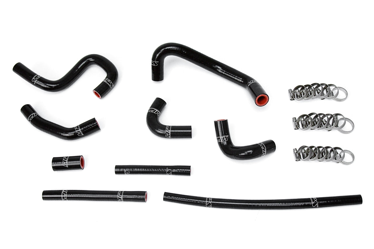 HPS Performance 3-ply Reinforced Silicone Replaces Heater Coolant Hoses 57-1696-BLK