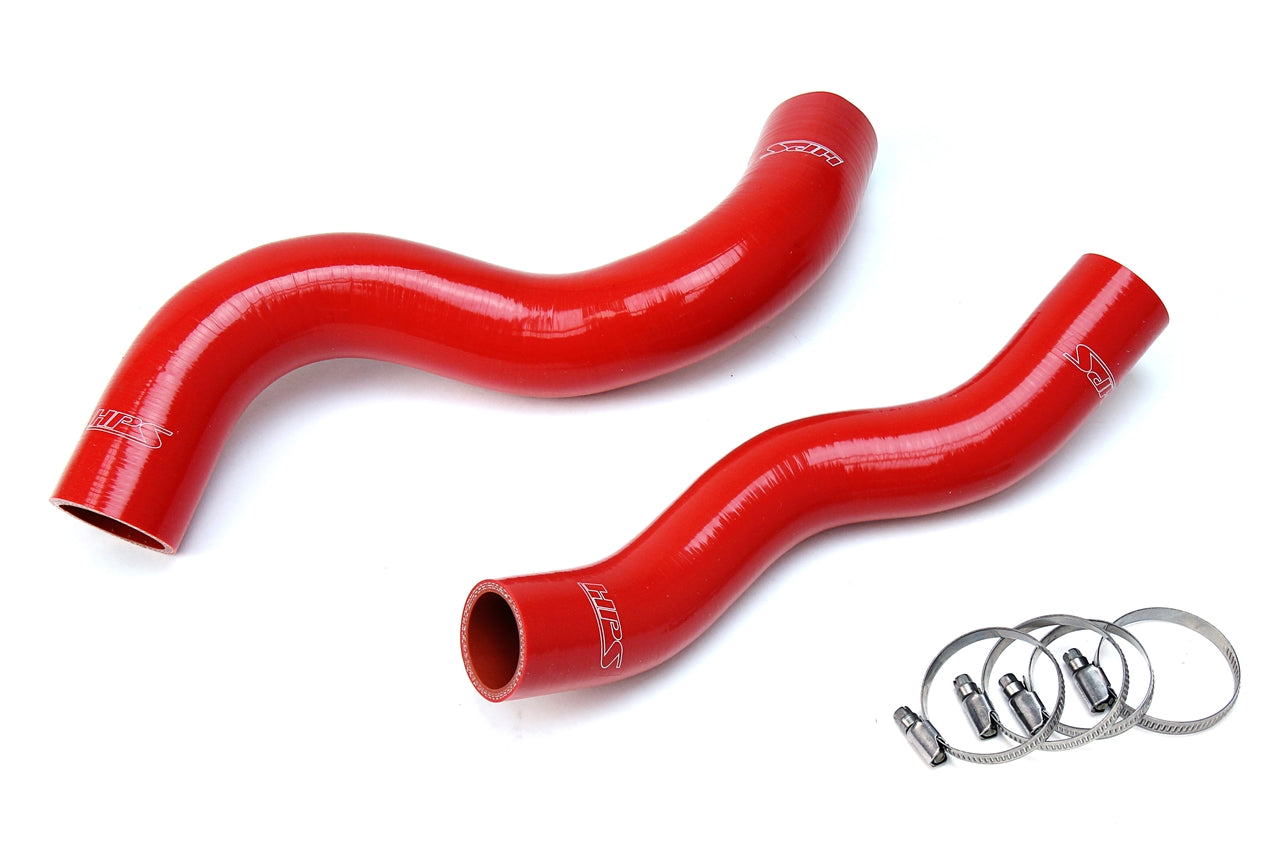 HPS Performance High Temp 3-ply Reinforced SiliconeReplace OEM Rubber Radiator Coolant Hoses 57-1703-RED