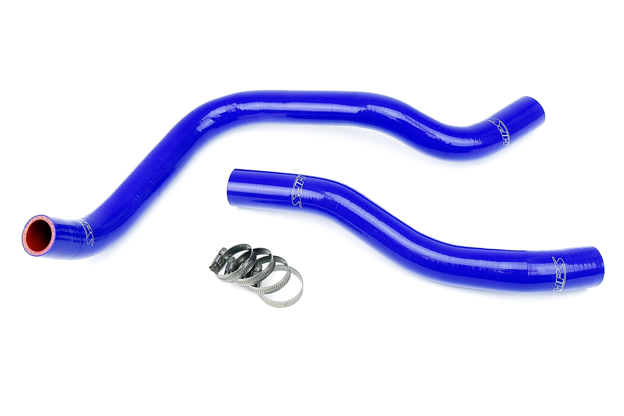 HPS Performance High Temp 3-ply Reinforced SiliconeReplace OEM Rubber Radiator Coolant Hoses 57-1705-BLUE