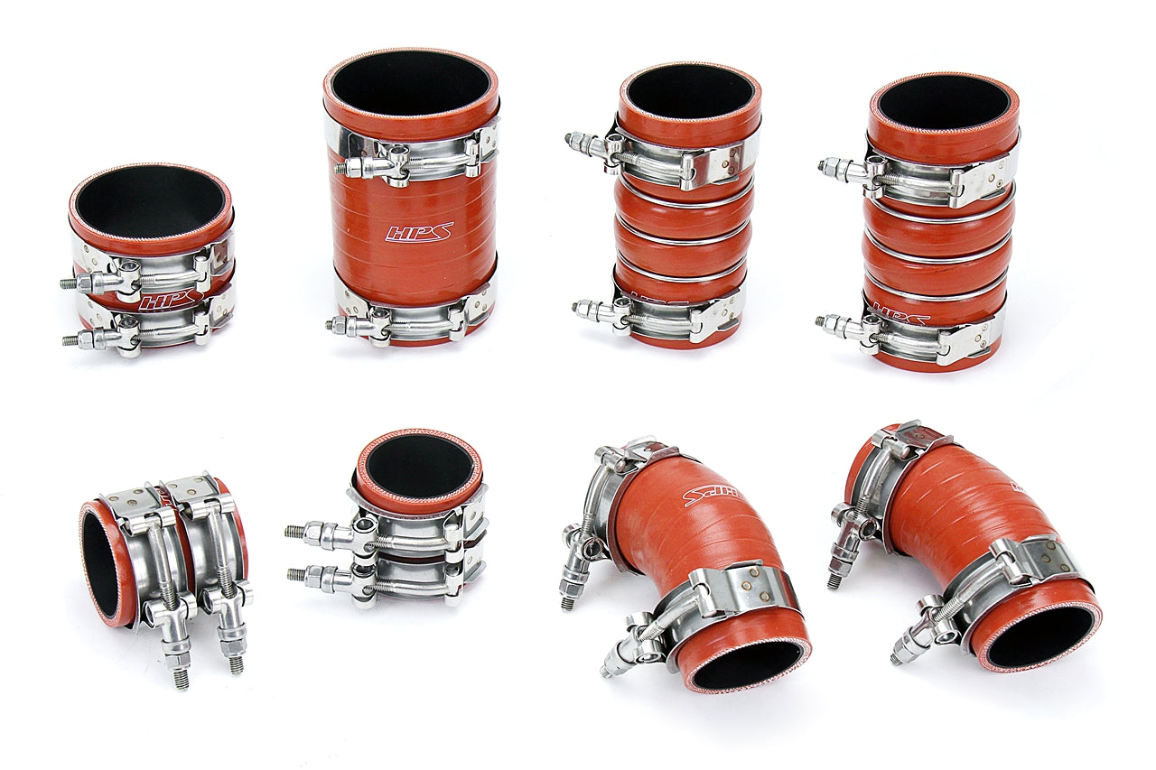 HPS Performance High Temp 4-ply Reinforced SiliconeReplace OEM Rubber Intercooler Turbo Boots 57-1706