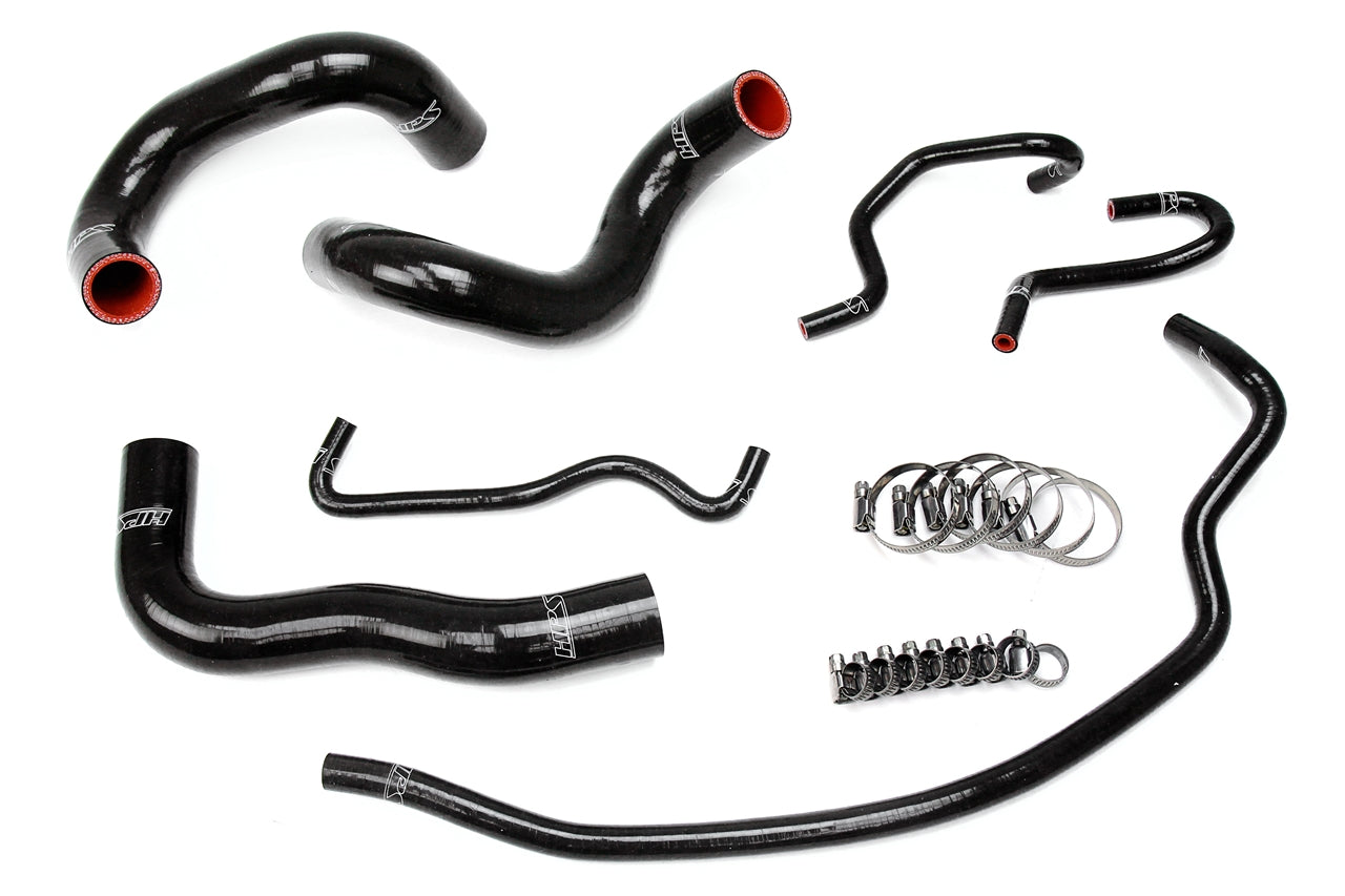 HPS Performance High Temp 3-ply Reinforced SiliconeReplace OEM Rubber Radiator Coolant Hoses 57-1724-BLK