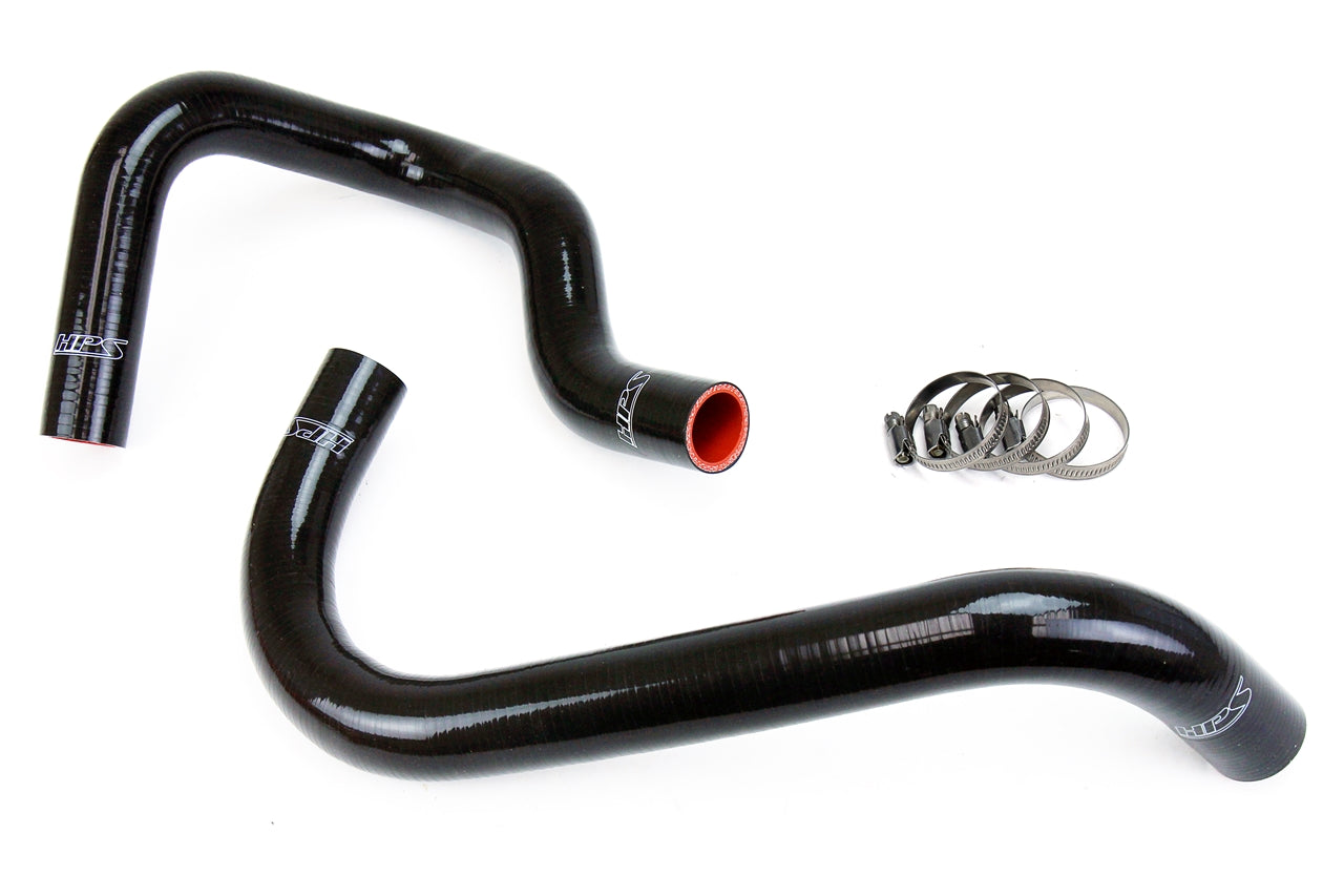 HPS Performance High Temp 3-ply Reinforced SiliconeReplace OEM Rubber Radiator Coolant Hoses 57-1746R-BLK