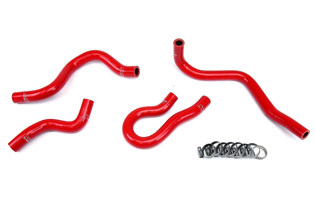 HPS Performance High Temp 3-ply Reinforced SiliconeReplace OEM Rubber Heater Coolant Hoses 57-1769-RED