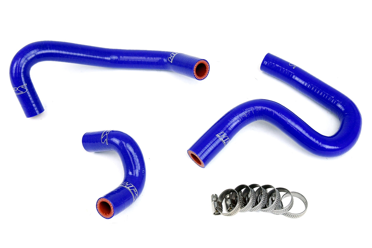HPS Performance High Temp 3-ply Reinforced SiliconeReplace OEM Rubber Heater Coolant Hoses 57-1797-BLUE