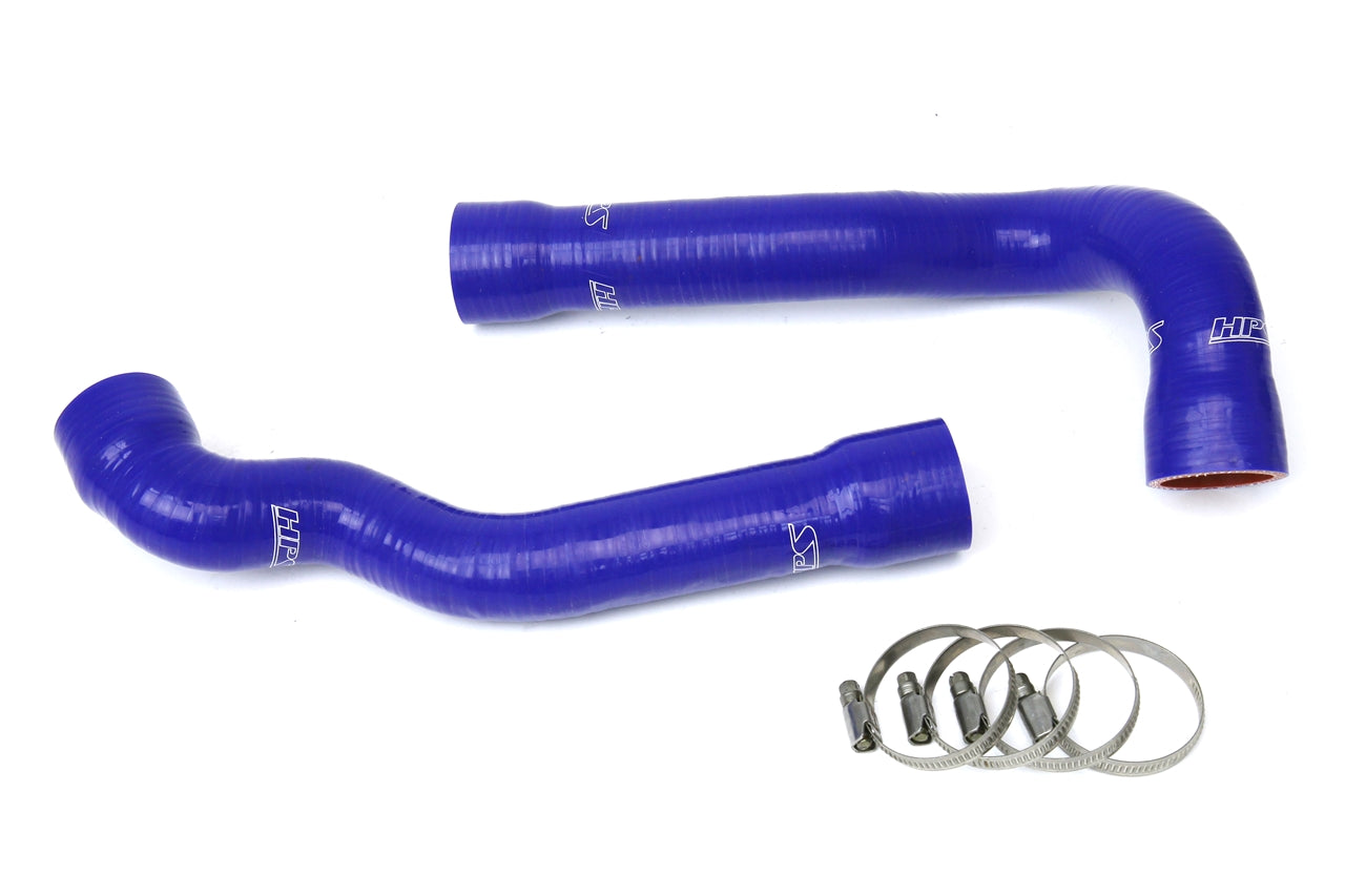 HPS Performance High Temp 3-ply Reinforced SiliconeReplace OEM Rubber Radiator Coolant Hoses 57-1855-BLUE