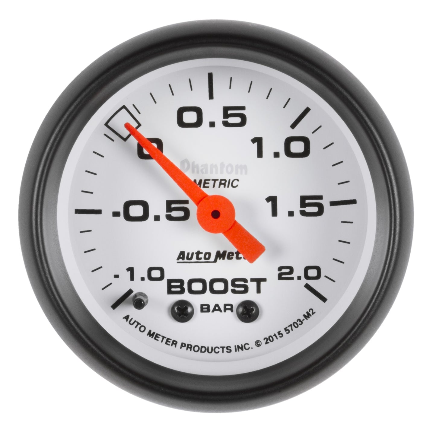 AutoMeter 2-1/16 in. BOOST-VAC -1/+2 BAR MECH PHANTOM 5703-M2