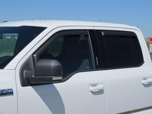 EGR - 573495 - USA Black In Channel Style Window Visors