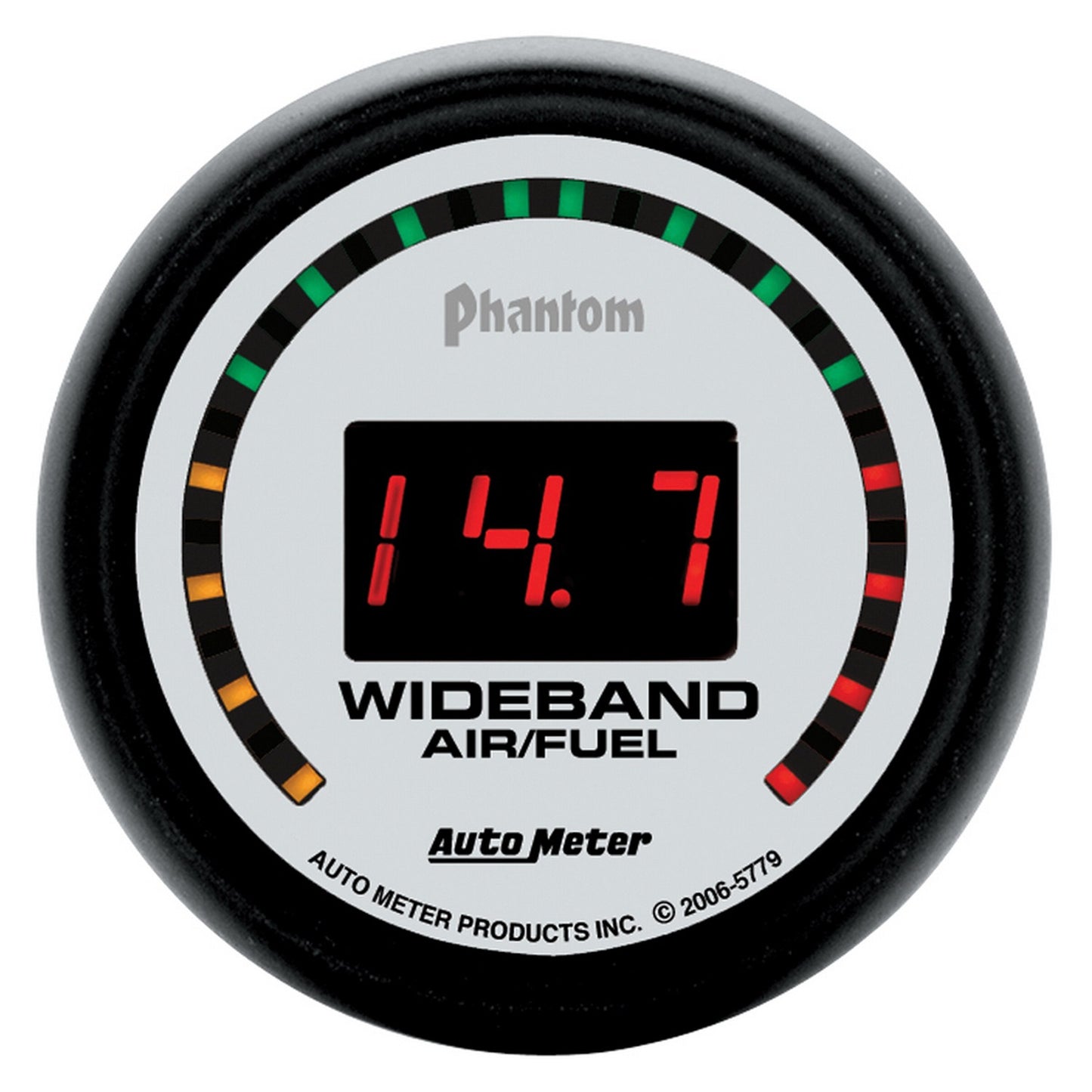 AutoMeter 2-1/16 in. WIDEBAND STREET AIR/FUEL RATIO 10:1-17:1 AFR PHANTOM 5779