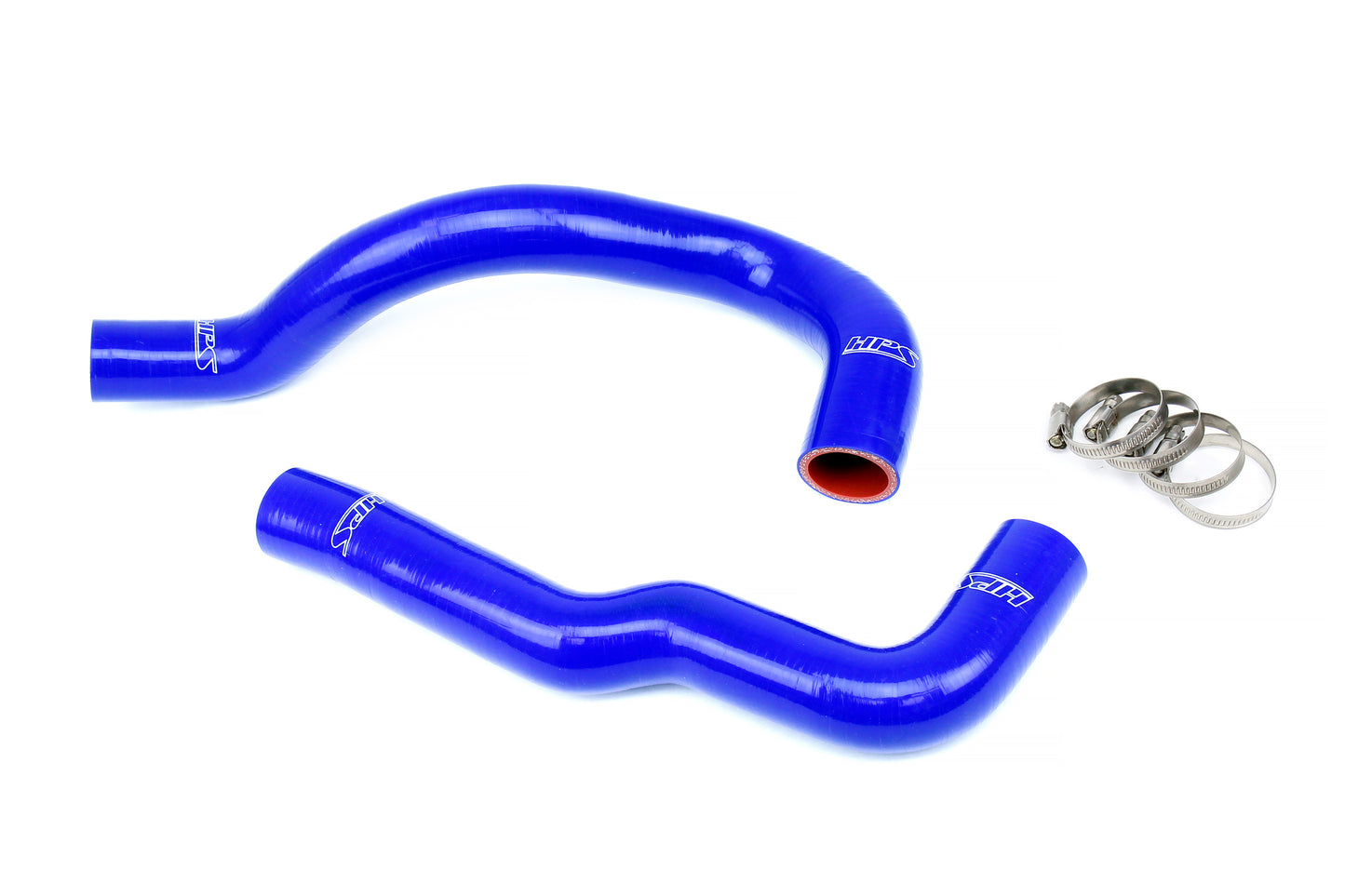HPS Performance 3-ply Reinforced Silicone Replaces Rubber Radiator Coolant Hoses 57-1936-BLUE