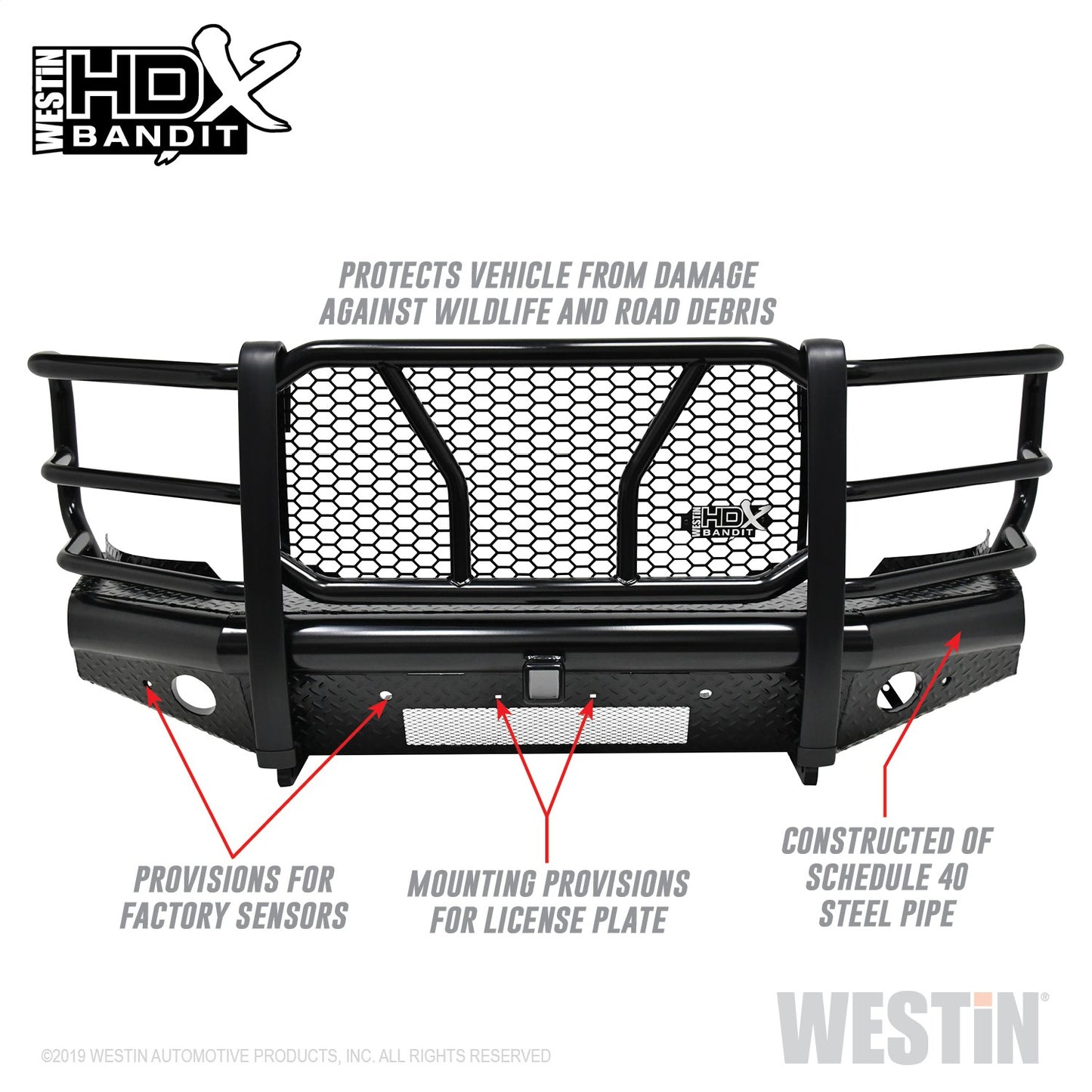 WESTIN HDX Bandit Front Bumper 58-31155
