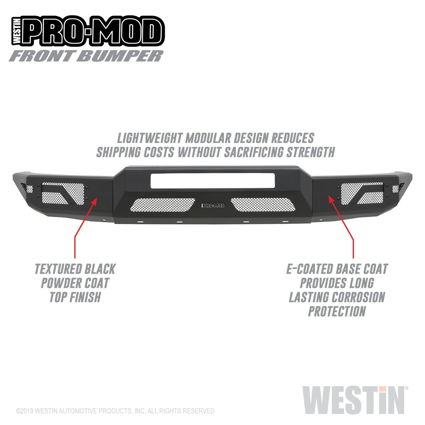WESTIN Pro-Mod Front Bumper 58-41055