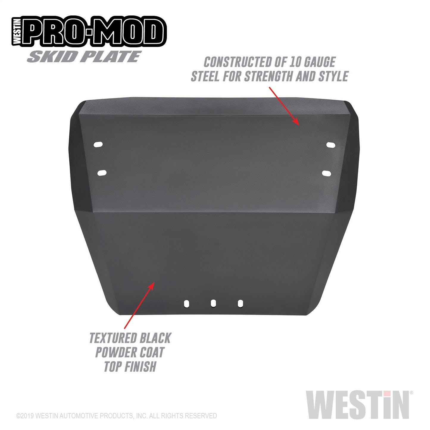 WESTIN Outlaw/Pro-Mod Skid Plate 58-71085
