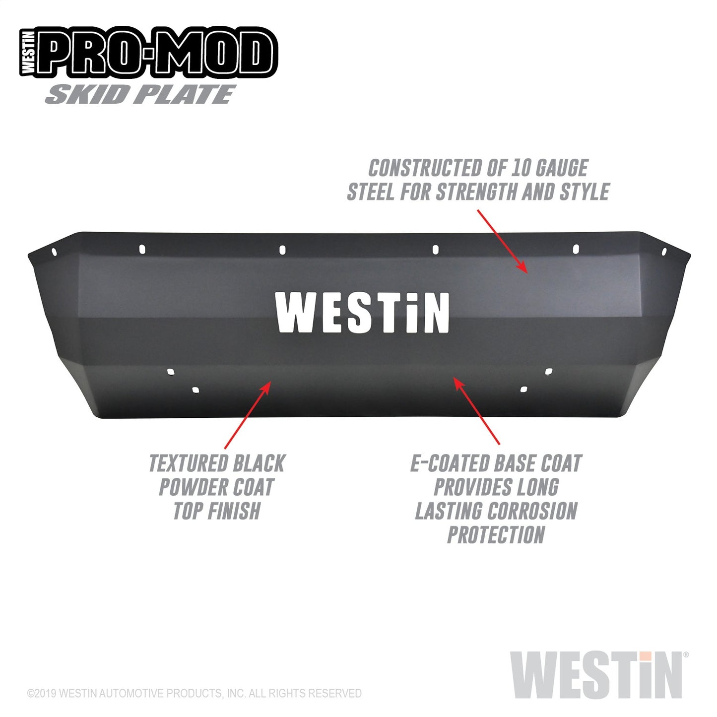WESTIN Pro-Mod Skid Plate 58-71175
