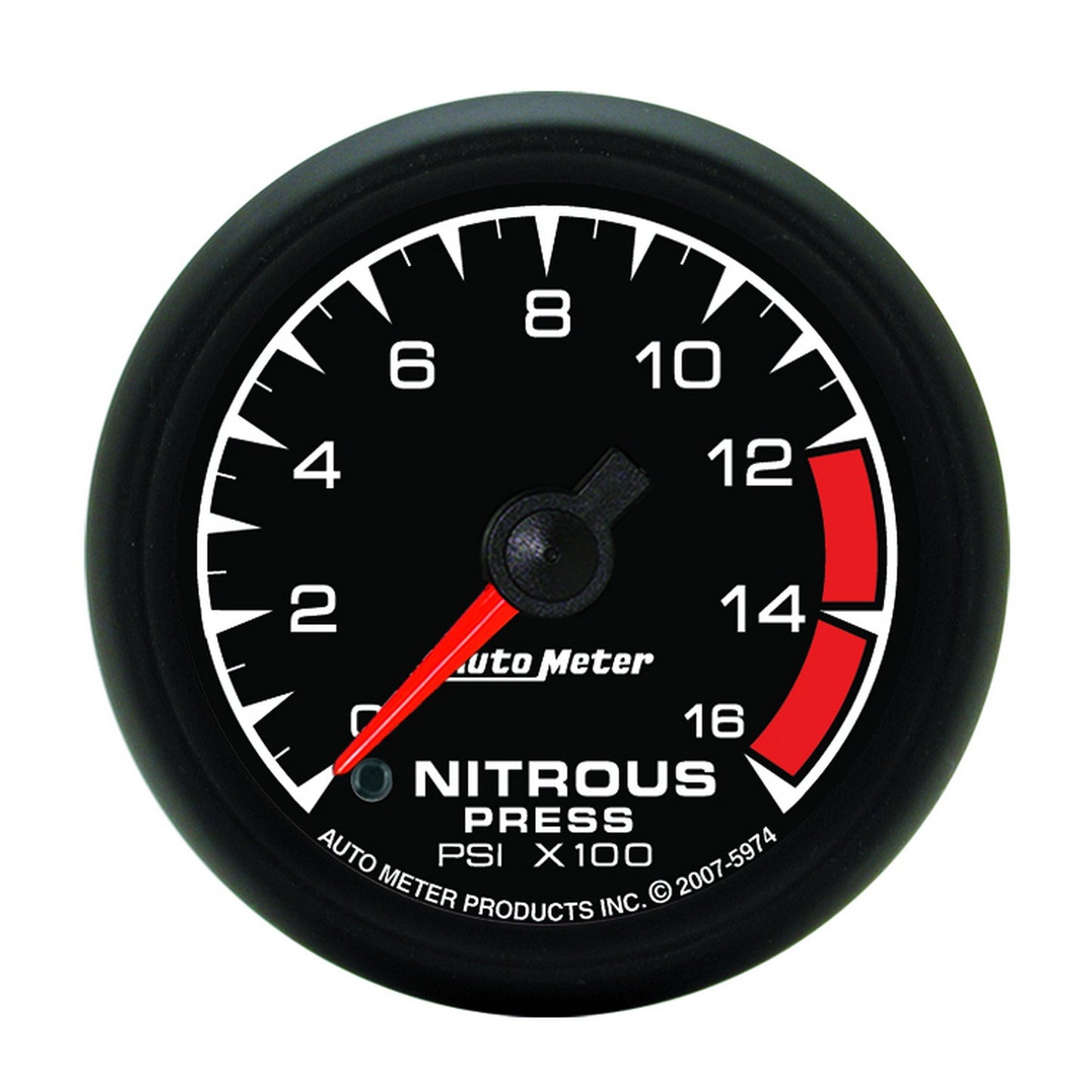 AutoMeter 2-1/16 in. NITROUS PRESSURE 0-1600 PSI ES 5974