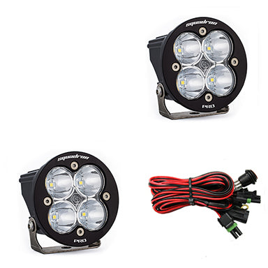 Baja Designs Squadron-R Pro Black LED Auxiliary Light Pod Pair 597806