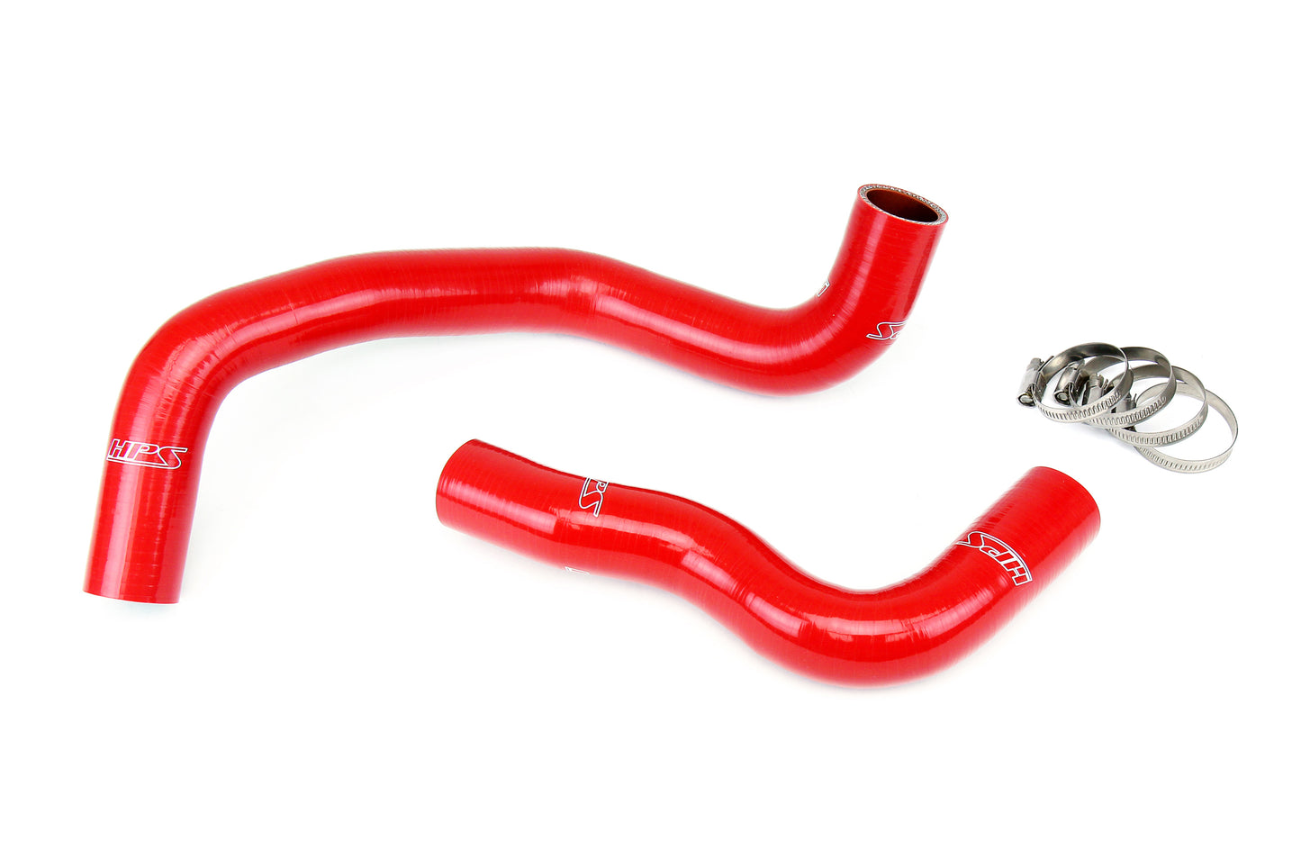 HPS Performance 3-ply Reinforced Silicone Replaces Rubber Radiator Coolant Hoses 57-1833-RED