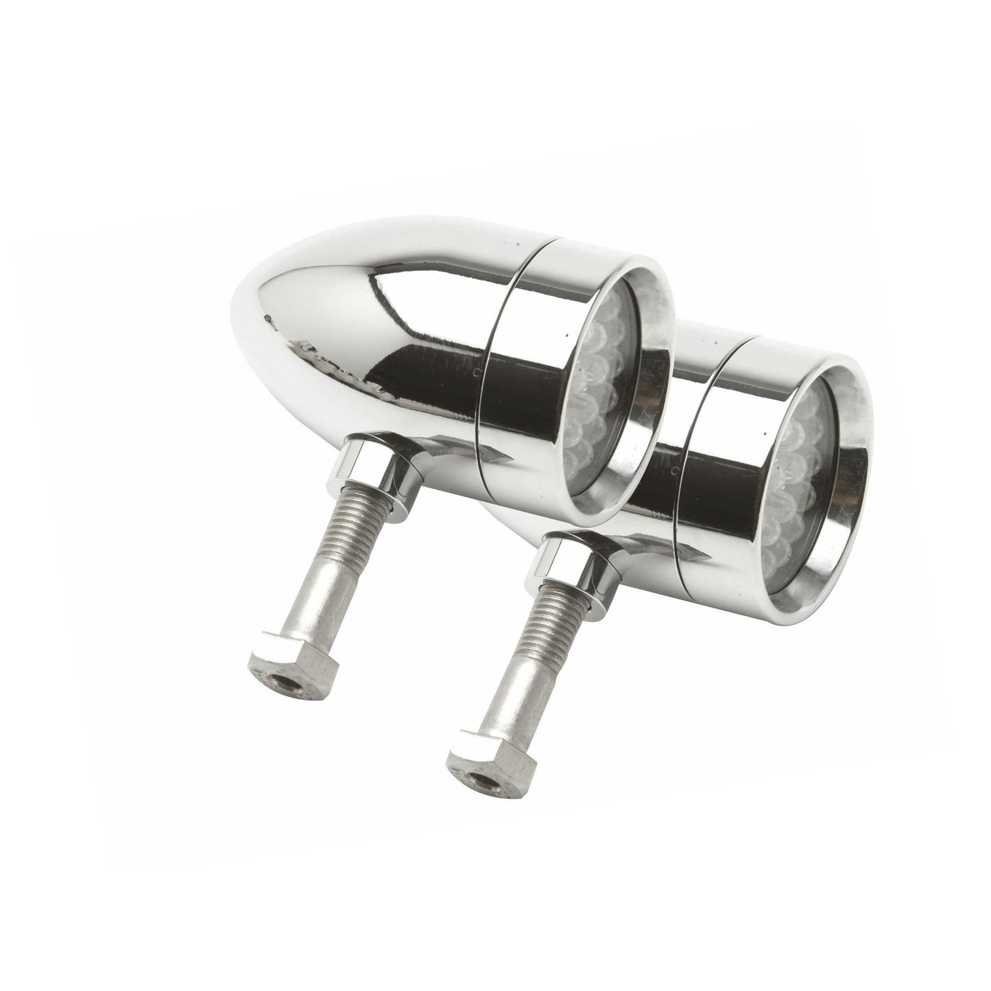 Lazer Star Lights AMBER LED MICRO B CHROME RIGID MOUNT LSK3801A-R