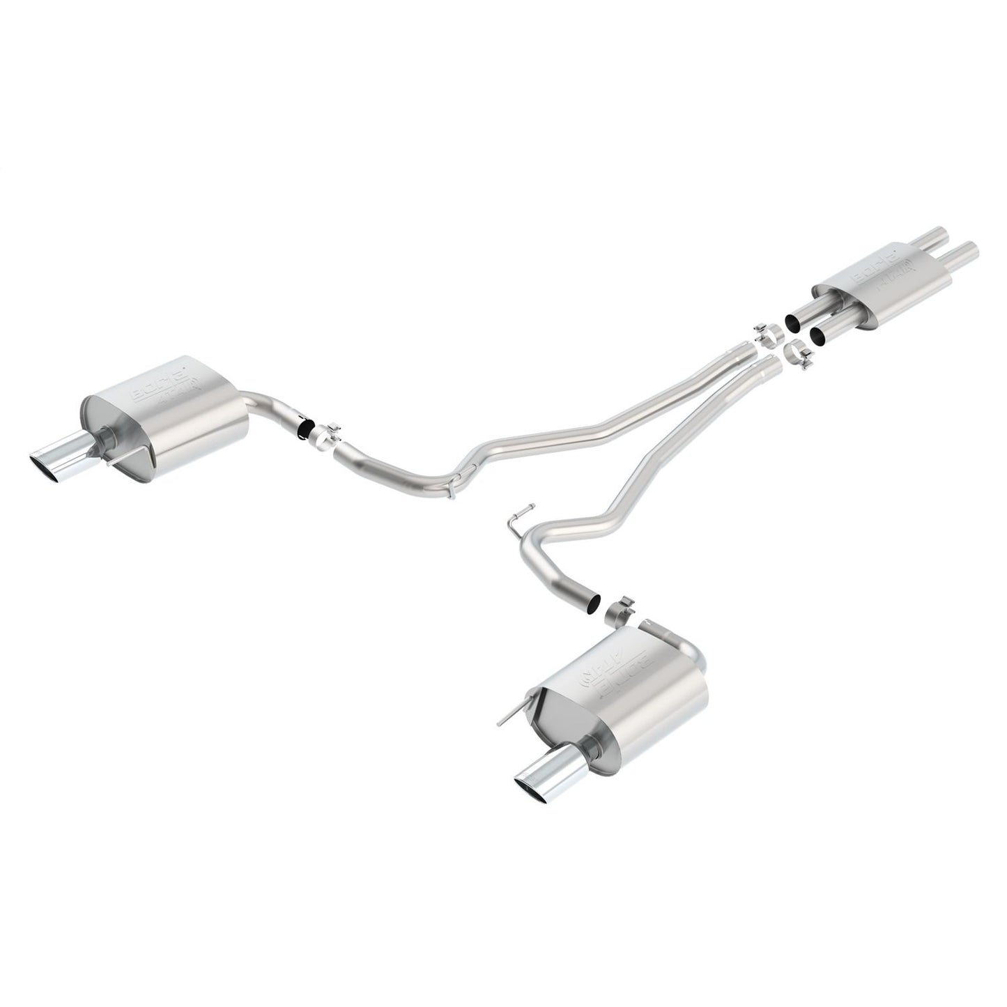 Borla 2015-2017 Ford Mustang V6 Cat-Back Exhaust System ATAK 140588