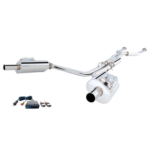 XFORCE Lexus ISF 8cyl Dual Cat-Back System With Dual Varex Mufflers; Exhaust System Kit ES-LISF-VMK-CBS