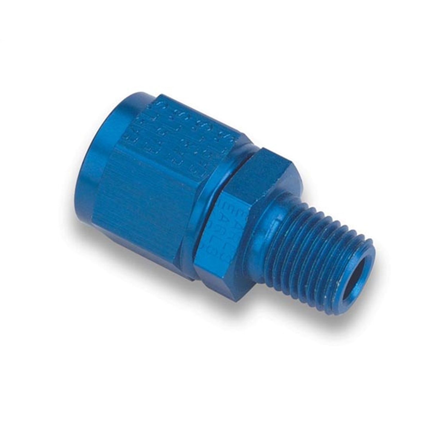 Earls Performance Straight Aluminum AN Swivel to NPT Adapter 916166ERL