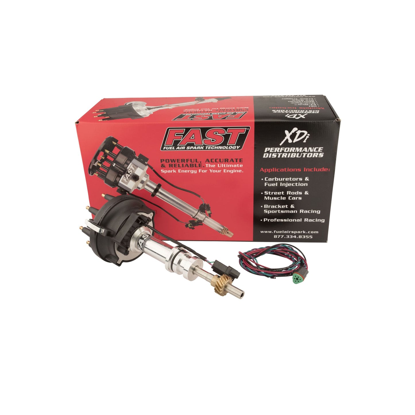 FAST XDi Race EFI Distributor for Ford 351 Windsor w/ Large Cap 1000-1612EFI