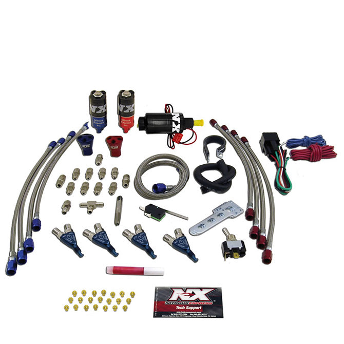 Nitrous Express FOUR CYLINDER "PIRANHA" SYSTEM (FOR EFI APPLICATIONS) NO BOTTLE NX-60007-00P