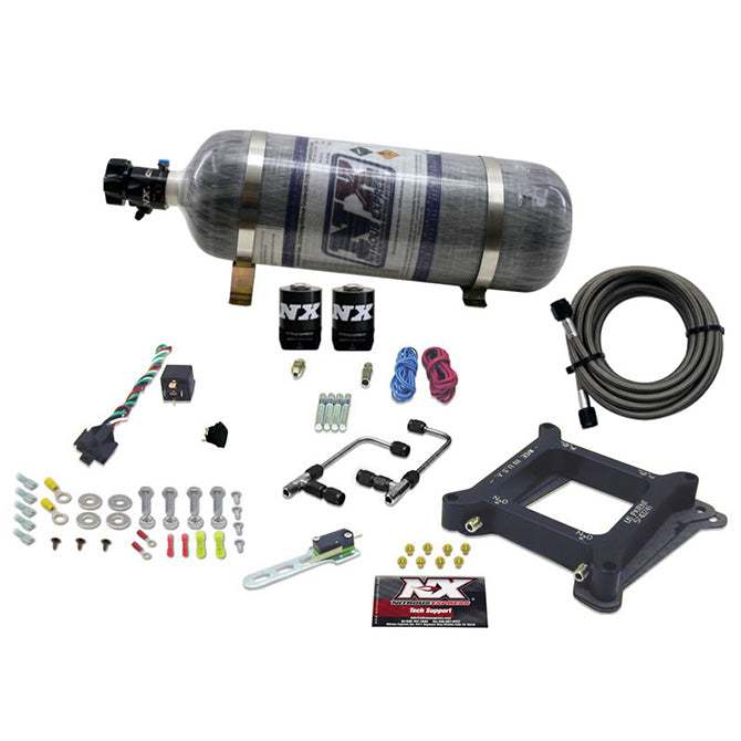 Nitrous Express 4150 Gemini STAGE 6 ALCOHOL W/ COMPOSITE BOTTLE NX-60045-12