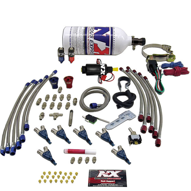 Nitrous Express SIX CYLINDER "PIRANHA" SYSTEM 2.5 LB NX-60066P