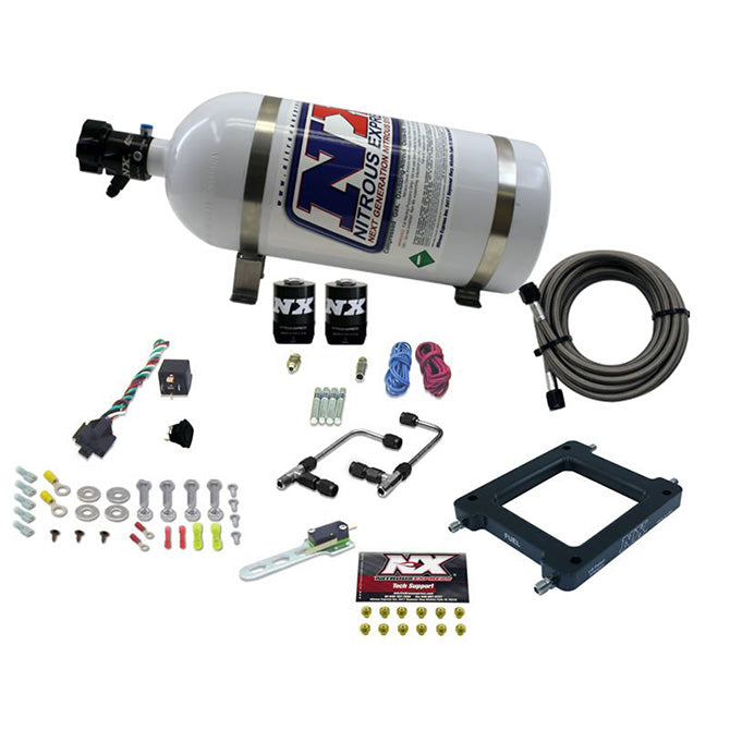 Nitrous Express Dominator Gemini STAGE 6 (50-100-150-200-250-300HP) WITH 10LB BOTTLE NX-60070-10