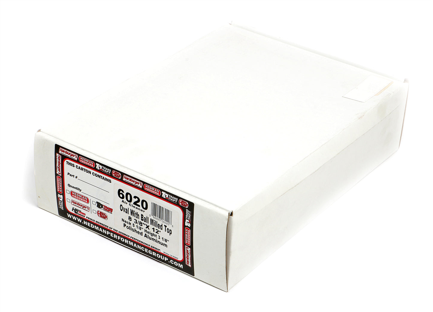 Trans-Dapt Performance Oval Air Cleaner Set Pinstripe (Ball-Milling); 8-3/8 In. Width 12 In. Length- Aluminum 6020