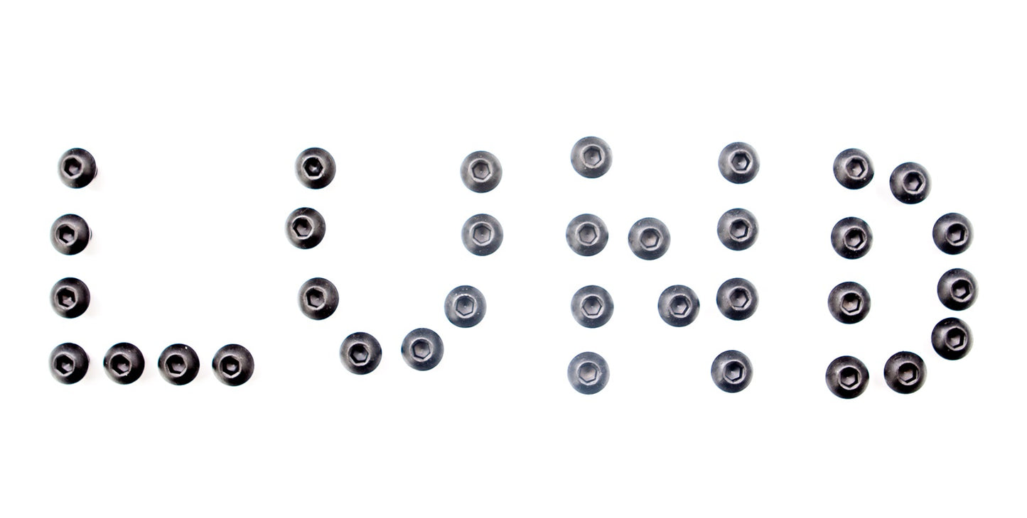 Lund 607805 Black Stainless Steel Bolts For RX Fender Flares