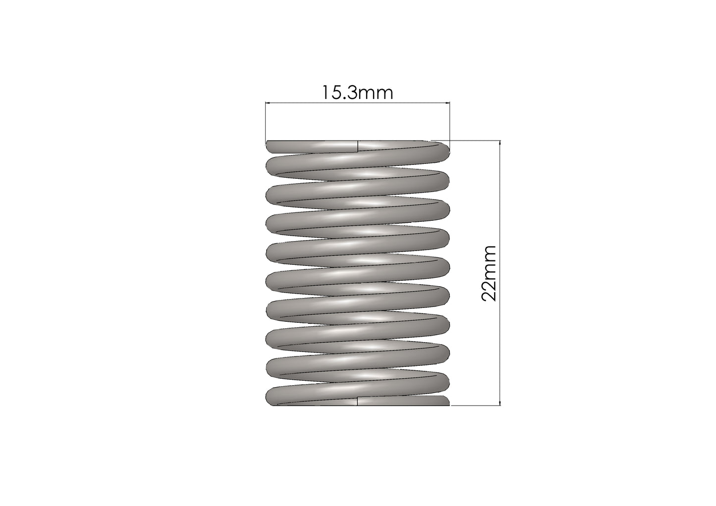 Go Fast Bits DV+ REPLACEMENT PISTON SPRING ( Fits DV+ Valves From T9351-T9359) GFB-6117