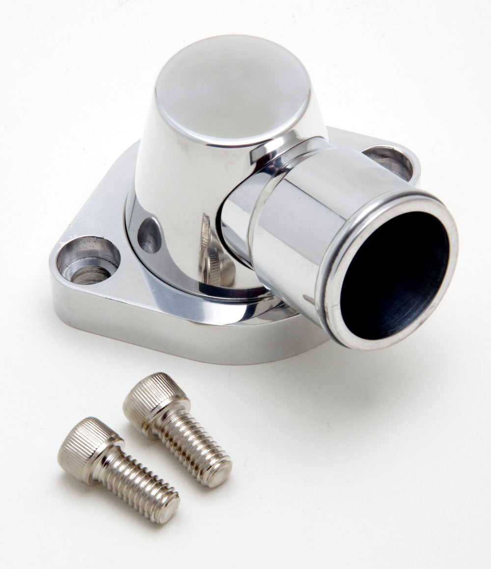 Trans-Dapt Performance Water Neck Polished Aluminum Pontiac V8 1964-79 6132