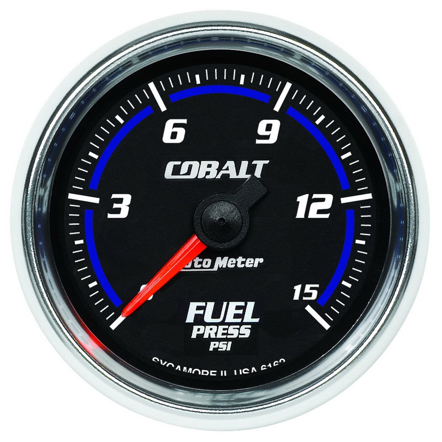 AutoMeter 2-1/16 in. FUEL PRESSURE 0-15 PSI COBALT 6162