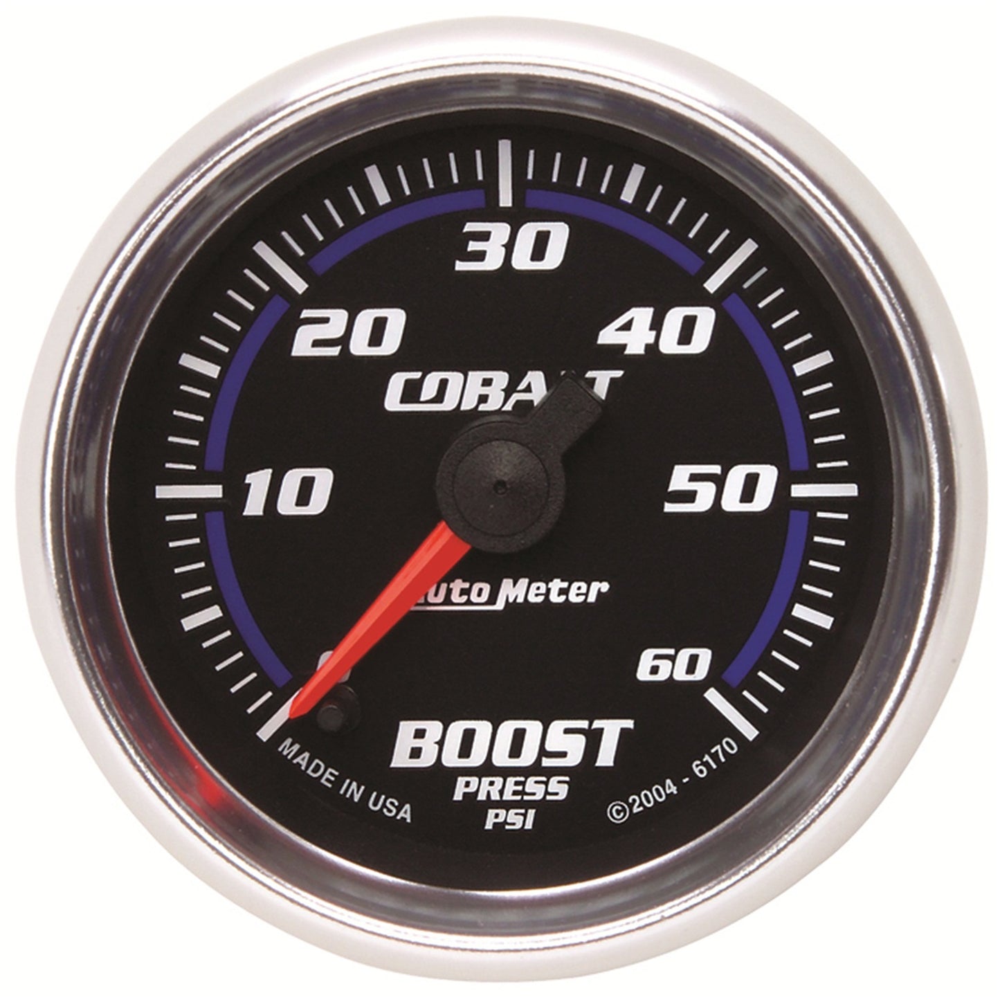 AutoMeter 2-1/16 in. BOOST 0-60 PSI COBALT 6170