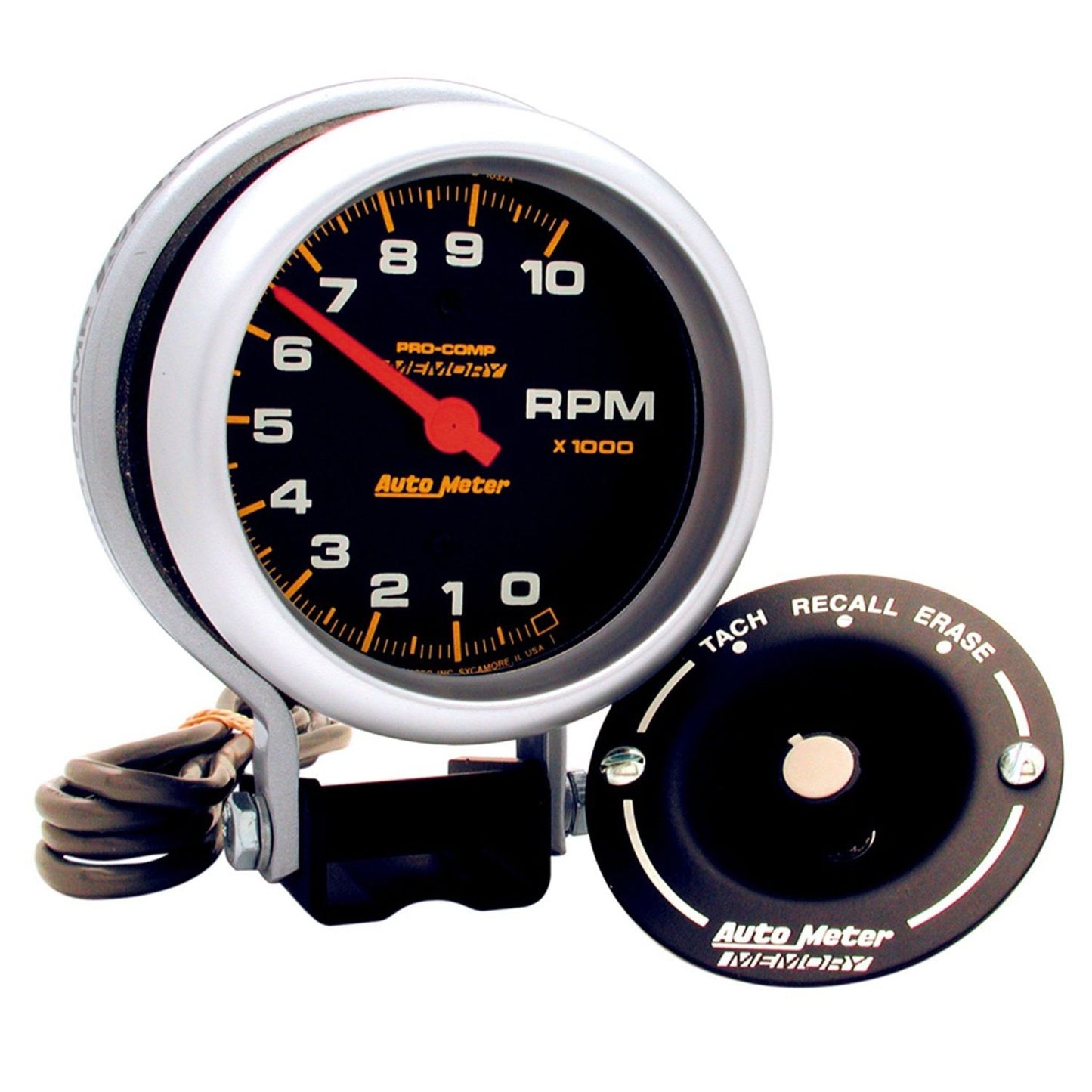 AutoMeter 3-3/4 in. PEDESTAL TACHOMETER 0-10000 RPM PRO-COMP 6601