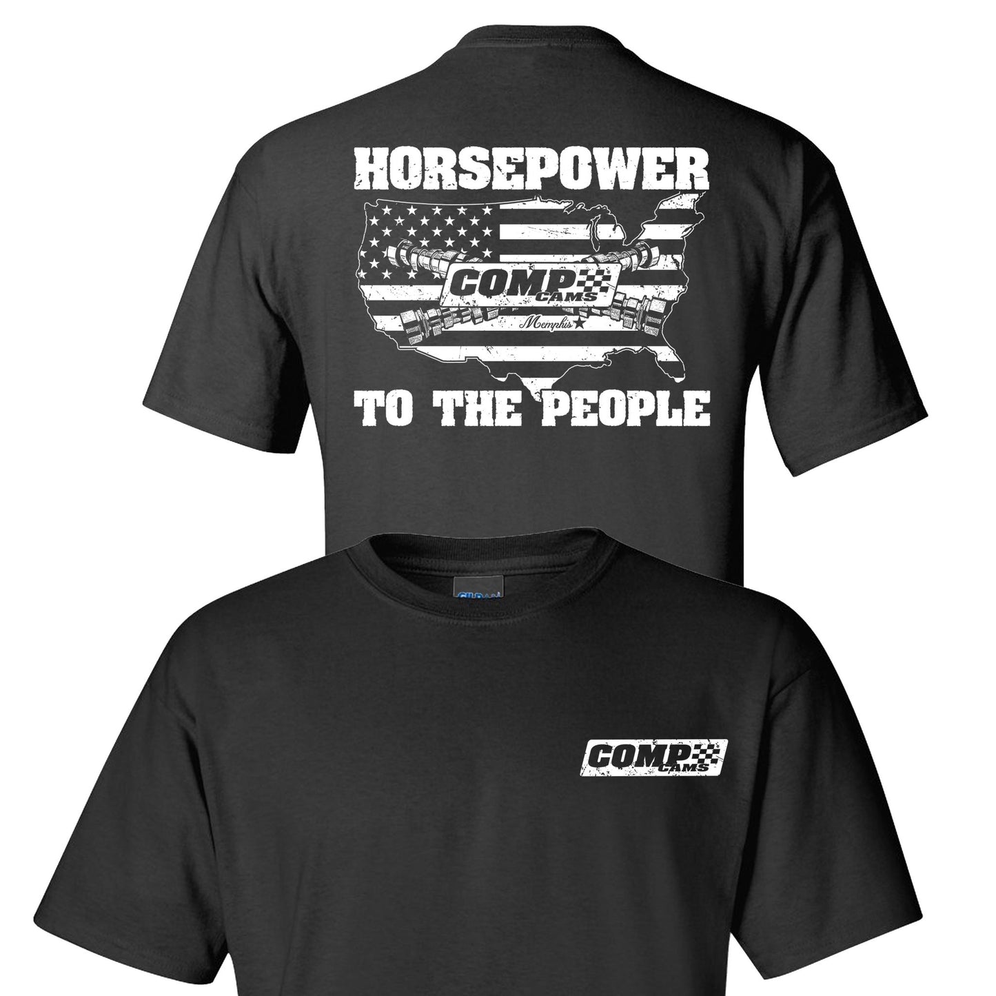 COMP Cams Horsepower to the People Small T-Shirt COMP-C1043-S
