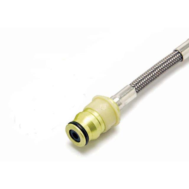 McLeod Quick Disconnect Male End To AN-4: 18" Steel Braided Line 139204-18