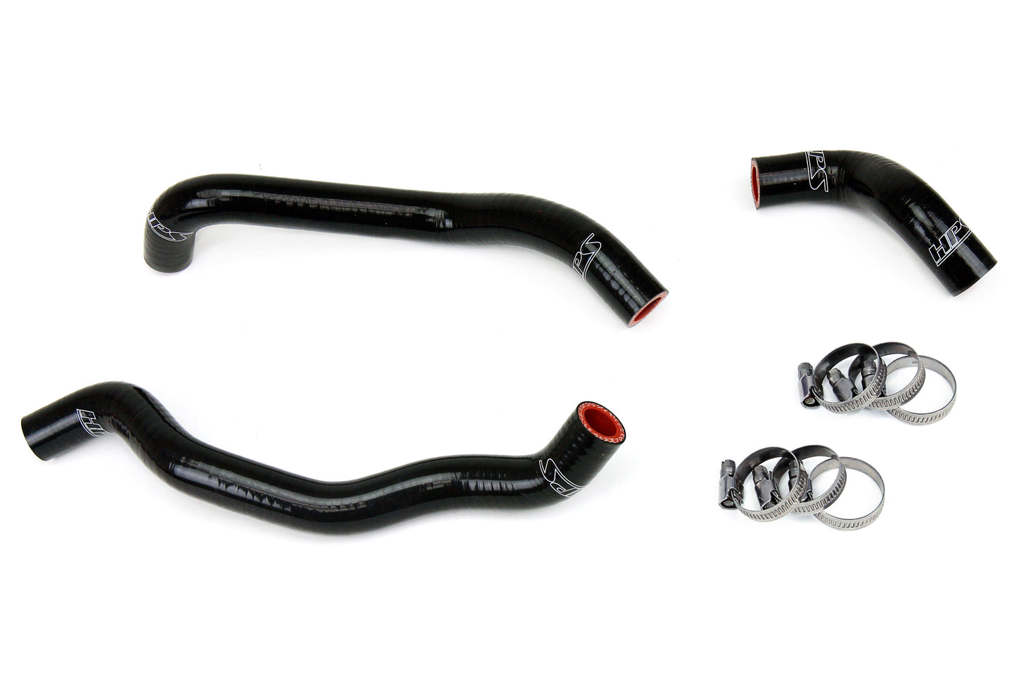 HPS Performance 3-ply Reinforced Silicone Replaces Rubber Heater Coolant Hoses 57-1792H-BLK