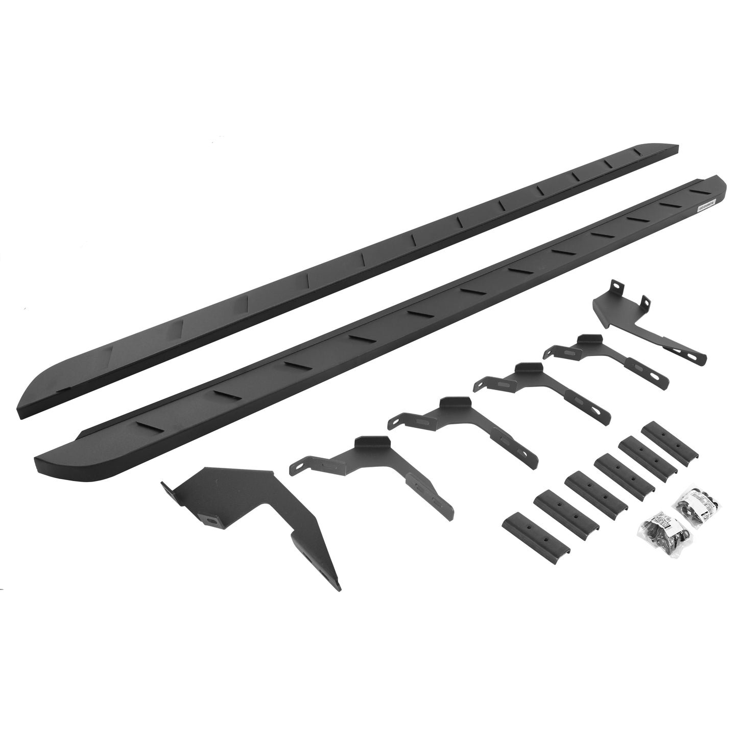 Go Rhino 63036880SPC RB10 Slim Line Running Boards With Mounting Brackets Textured Black