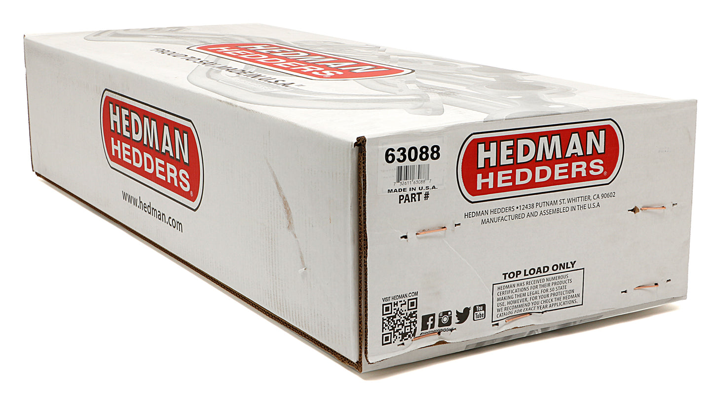 Hedman Hedders ELITE CHEVY GMC P/U 1 3/4 IN. SB- BLACK MAXX 63088
