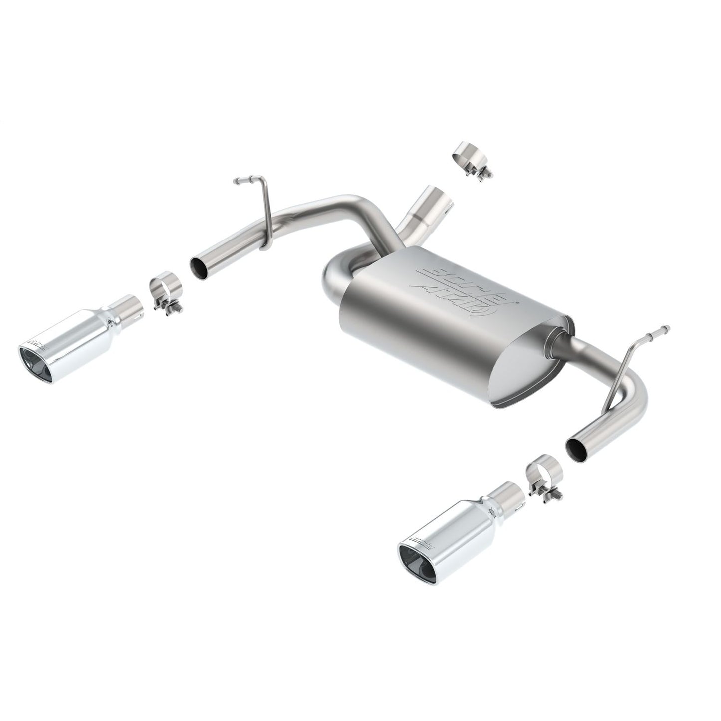 Borla 2012-2018 Jeep Wrangler JK/ JKU Axle-Back Exhaust System ATAK 11860